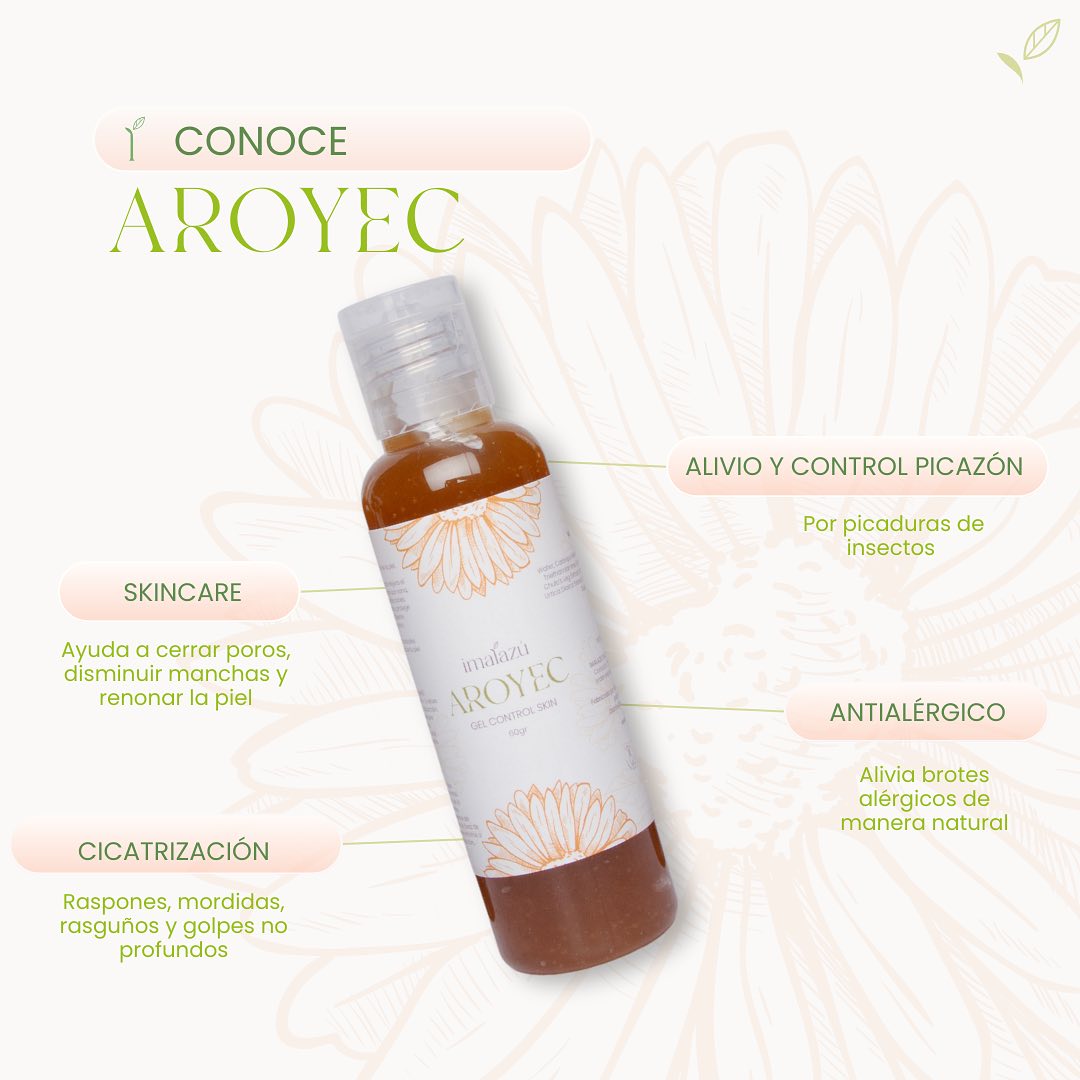 Aroyec Gel de Imalazú - Cuidado y Cicatrización para Piercings