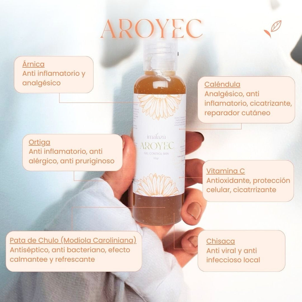 Aroyec Gel de Imalazú - Cuidado y Cicatrización para Piercings