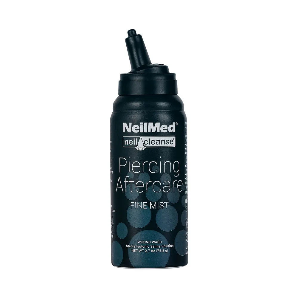 NeilMed Piercing Aftercare Fine Mist - Solución Salina Estéril 75ml