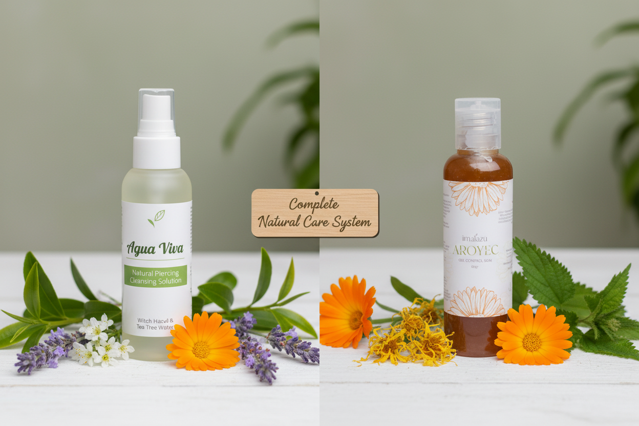 Imagen con ingredientes naturales del kit